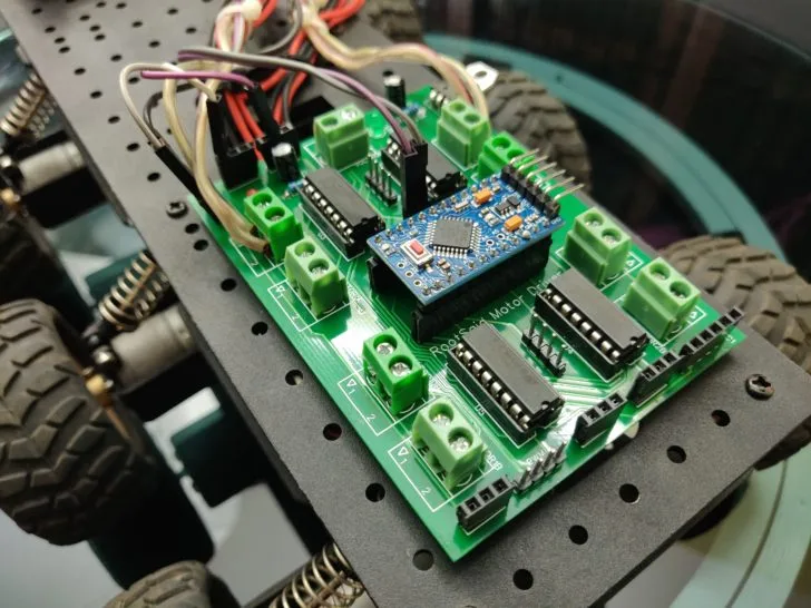 Arduino Motor Shield PCB V1 | 4 Motors at Once