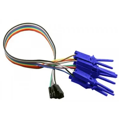 IC hook Female cables Blue