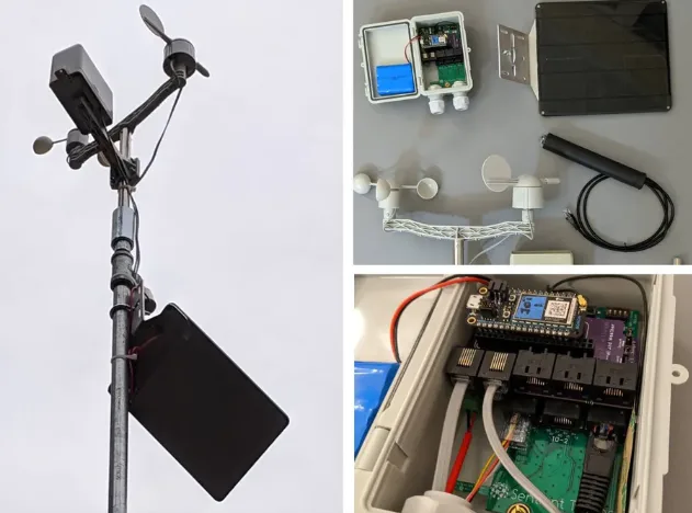 Solar Powered Cellular Weather Station