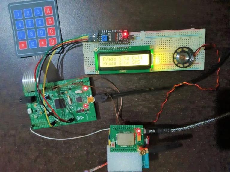 Basic Mobile Phone Using STM32F407