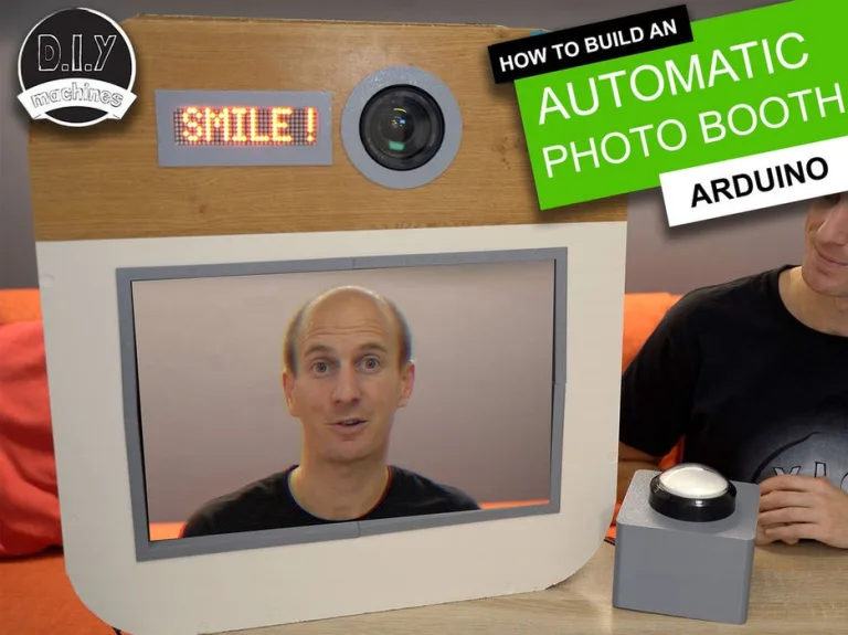 Arduino Wedding Photo Booth – 3D Printed Parts, Automated and Low Budget
