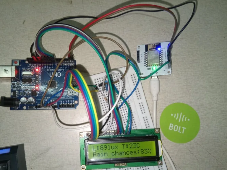 IoT Based Sensor & Climate Monitoring Using BoltIoT Platform