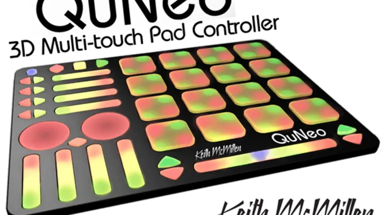 QuNeo, 3D Multi-touch Open Source MIDI & USB Pad Controller