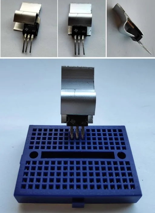 Reusing a Computer Heatsink to Create a Transistor Heatsink