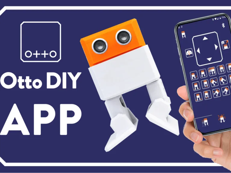 Otto DIY+ Arduino Bluetooth robot easy to 3D Print
