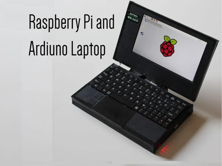 Raspberry Pi and Arduino Laptop