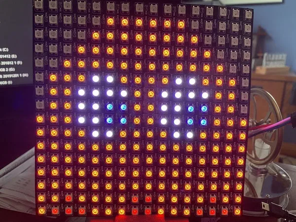 16×16 RGB LED Panel Arduino Projects