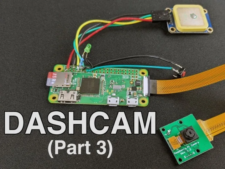 Making a Pi Zero Dashcam