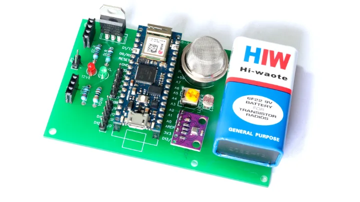 Monitor your home with this Nano 33 IoT-based system