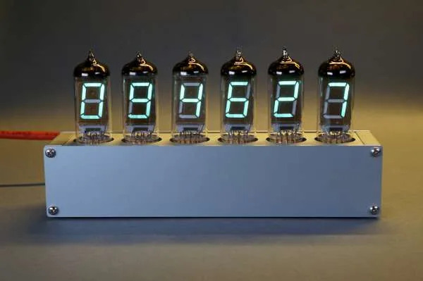PoE-Powered VFD tube clock