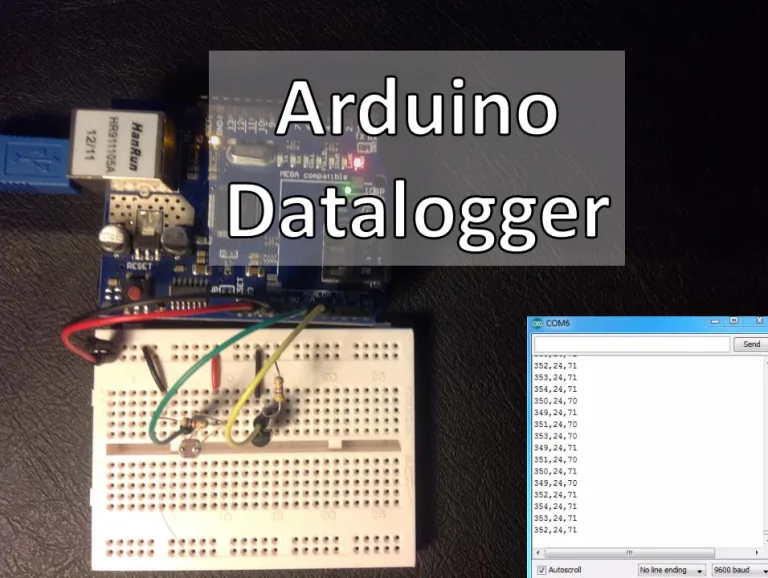Arduino – Datalogger with Temperature Sensor and Photoresistor
