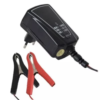 Smart switching battery charger for lead batteries 6-12V – 1A