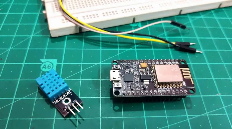 Room Temperature Over Internet With BLYNK ESP8266 & DHT11