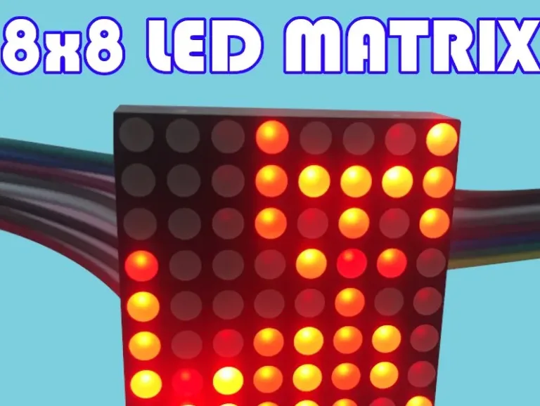 Controlling 8×8 LED matrix without drivers & libraries