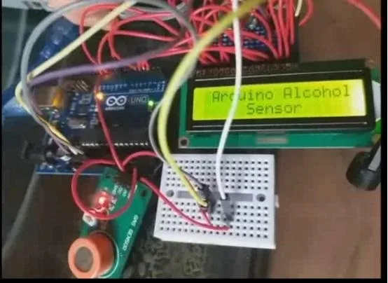 MQ3 Sensor With Arduino UNO(Breath Analyzer)