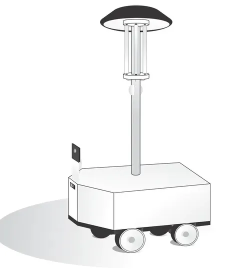 UV disinfection robot