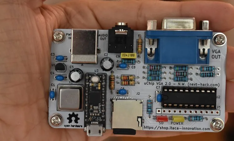 uSVC: a portable, DIY, “9-bit”, open hardware retro-gaming console