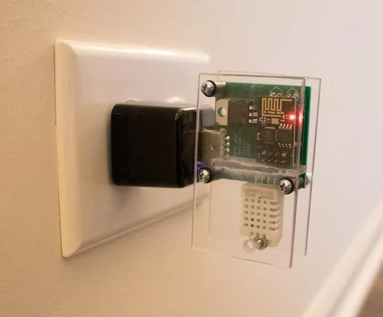 An IoT temperature and humidity sensor