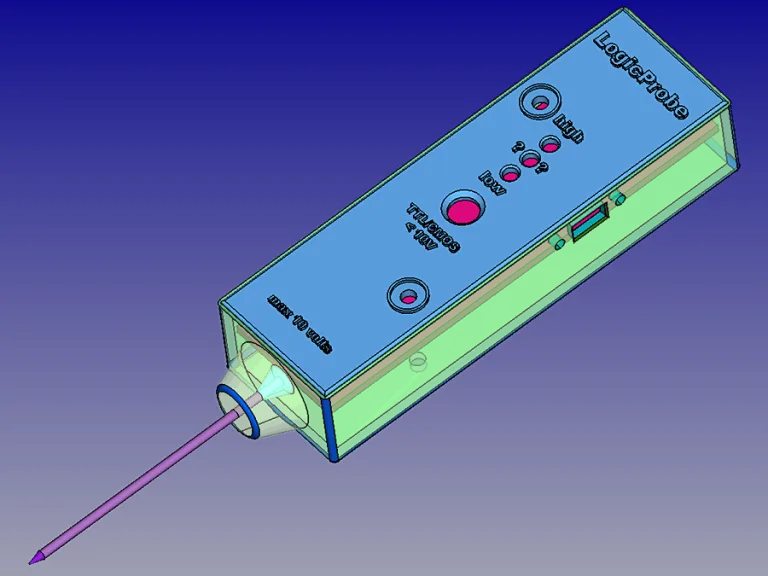 Build a logic Probe TTL / CMOS