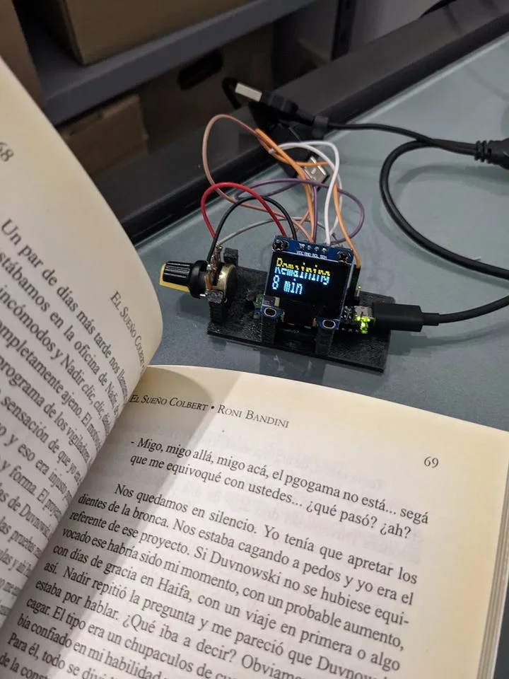 Calculating reading time with machine learning and Arduino