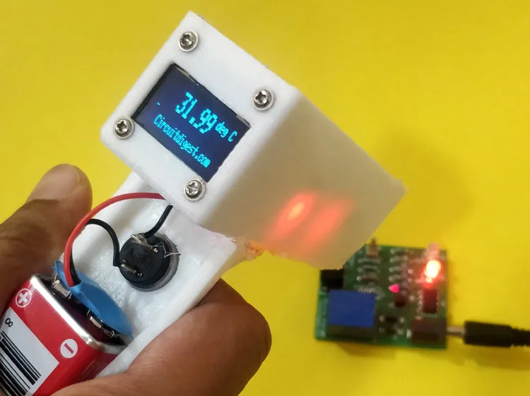 Make a non-contact infrared thermometer