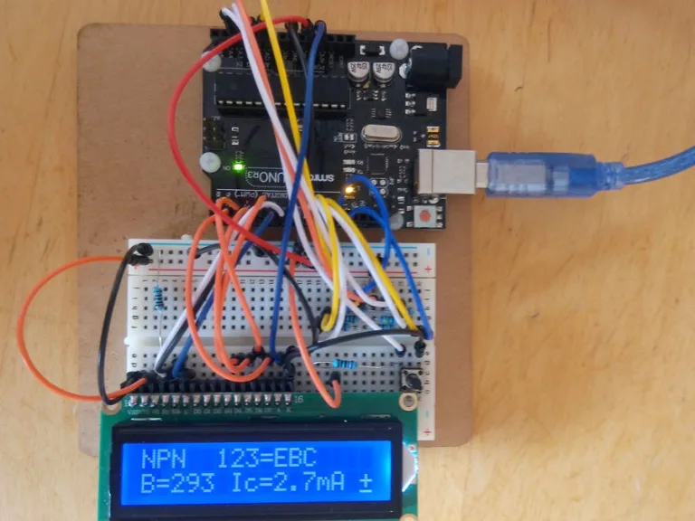 ArduTester V1.13: the Arduino transistor tester