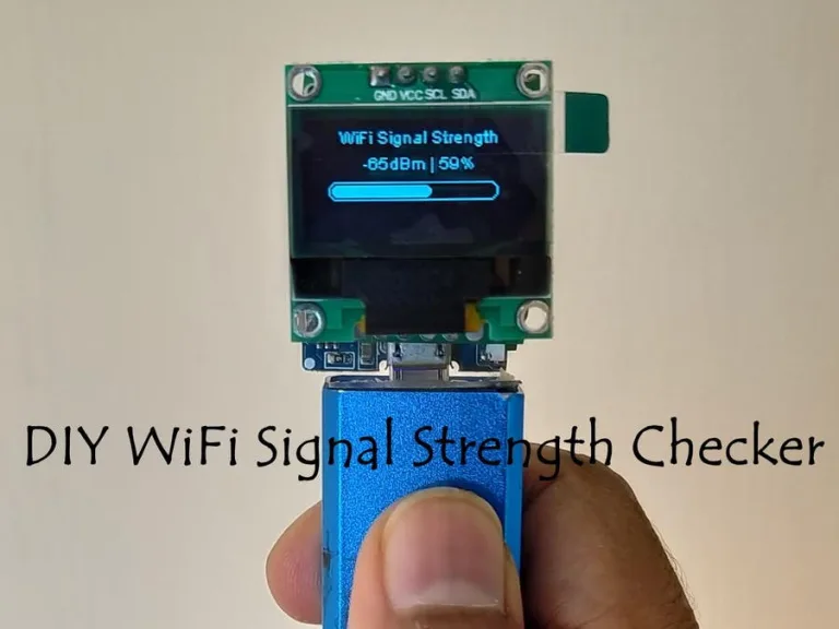 WiFi signal strength scanner