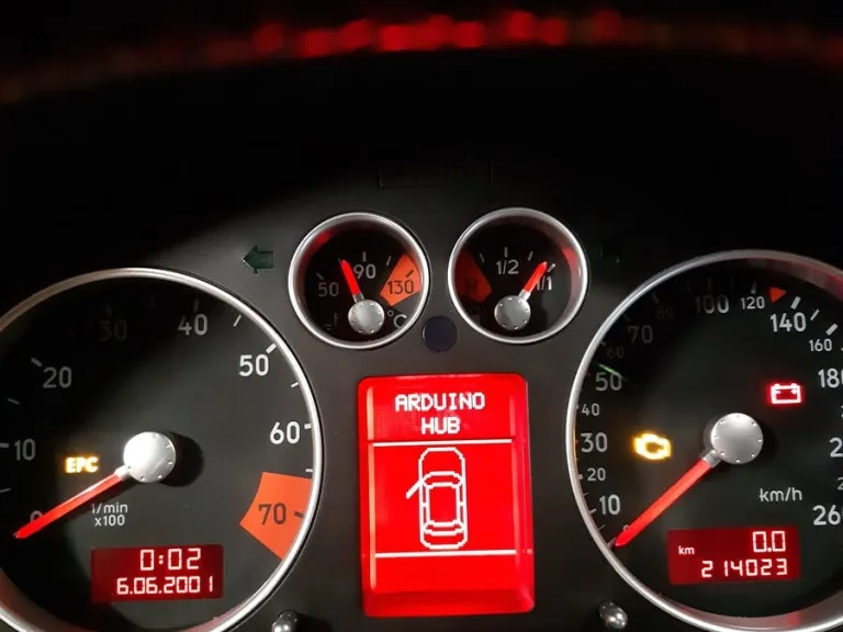 Hacking an Audi TT dashboard with Arduino Nano