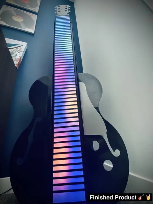 A CD holder with RGB backlighting