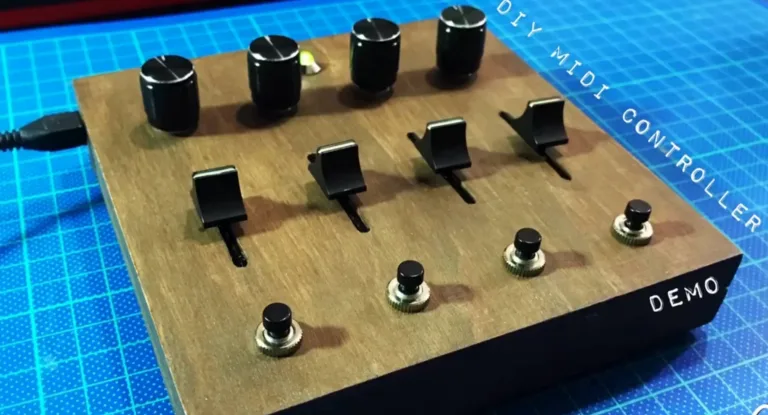 Arduino based USB MIDI controller