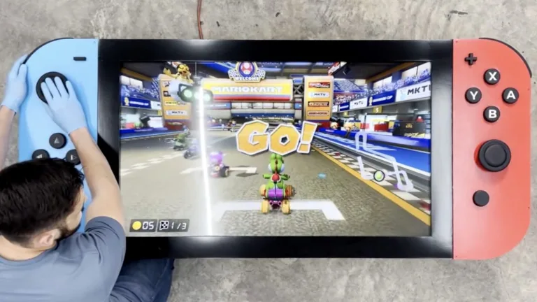 A huge 70″ X 30″ Nintendo Switch