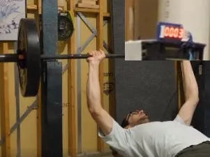 A counter for barbell training sessions