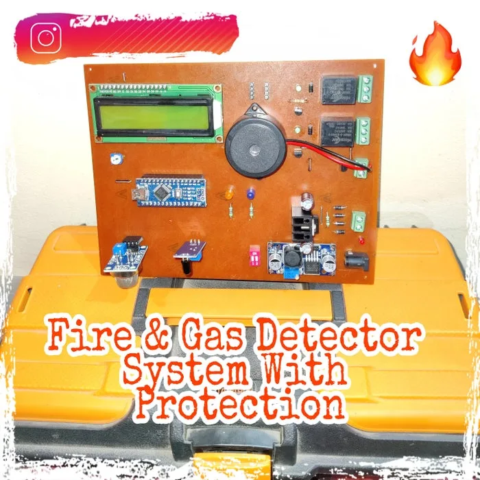 Fire & gas detector with protection