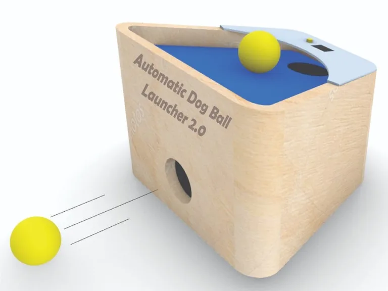 A device that throws the ball to dogs