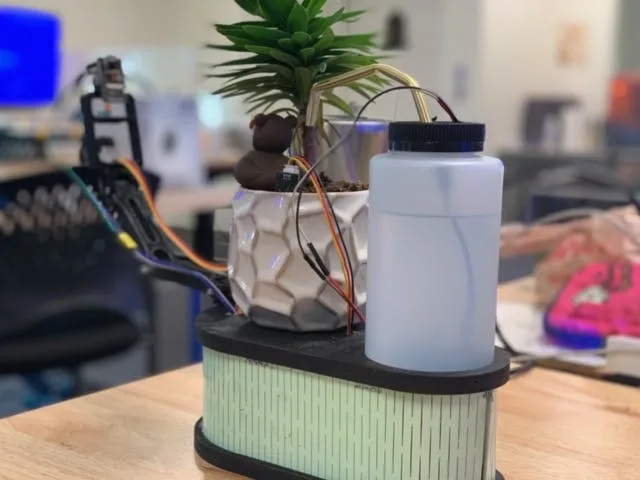 Automatic plant watering and time-lapse