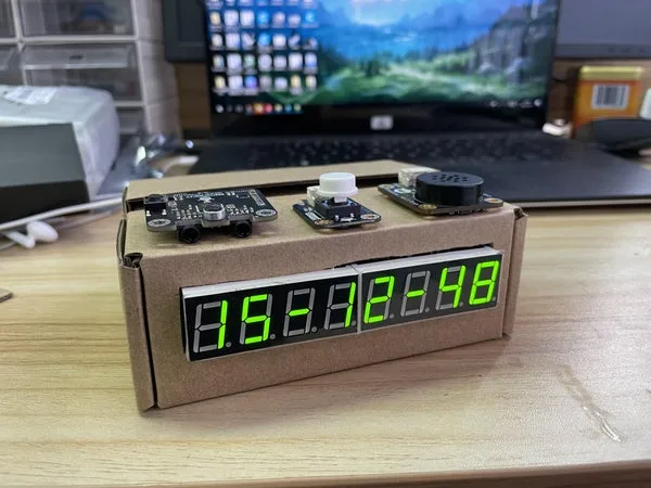 Build an alarm clock that asks questions!