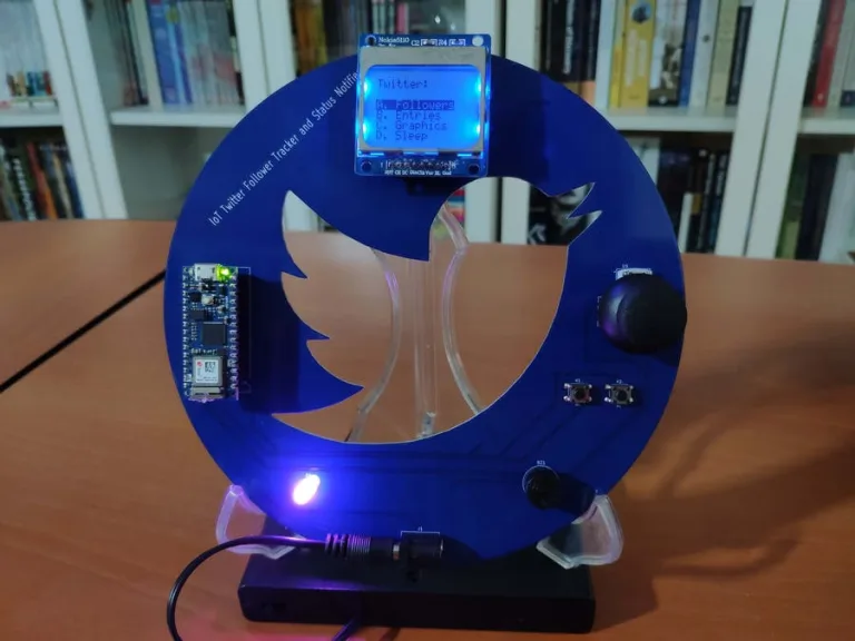 IoT Twitter follower tracker