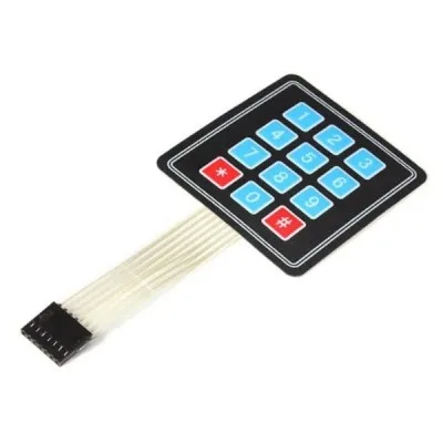 Membrane keyboard 4×3 – 12 keys