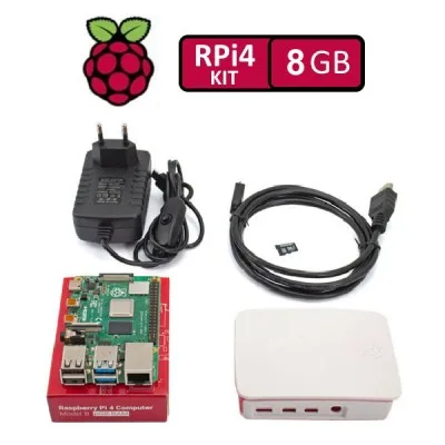 Complete starter kit with 8GB Raspberry Pi 4
