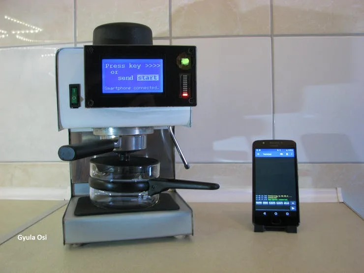 Smart coffee machine with Arduino