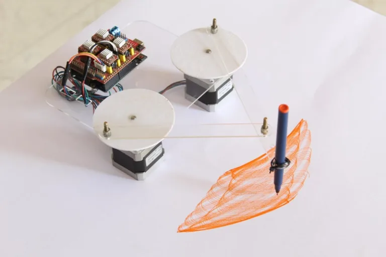 Draw patterns with Arduino!