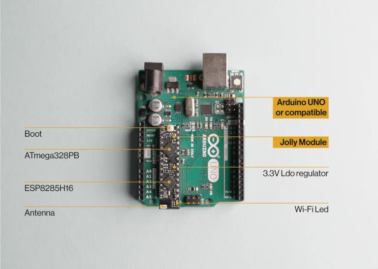 Jolly: add WiFi to your Arduino UNO
