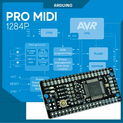 The cheapest Arduino alternative: PRO MIDI 1284P