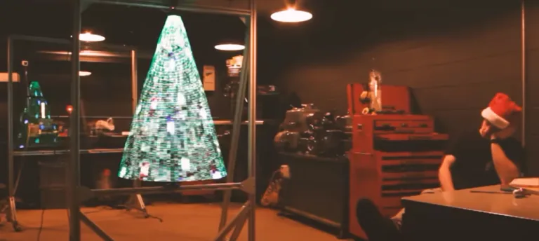 Holographic Christmas Tree