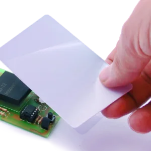 RFID transponder reader with relay output