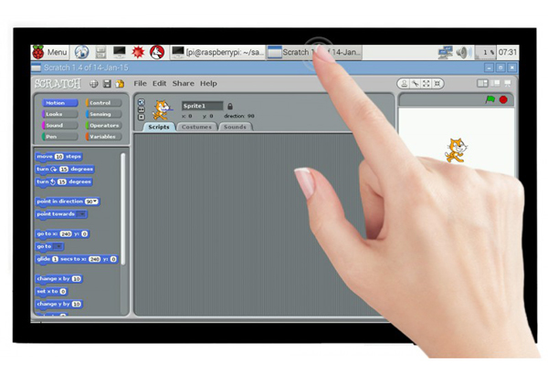 Display Touch 10 pollici capacitivo
