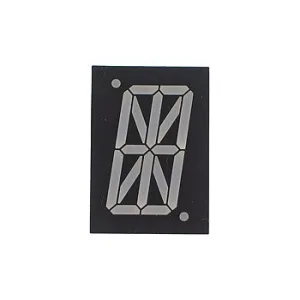 Common anode alphanumeric LED display - 33x23 mm