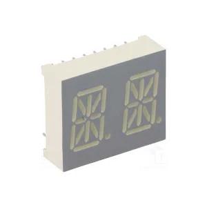 Dual Alphanumeric LED Display - 25x21 mm