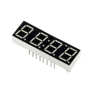 4-digit 7-segment display 0.39″ common anode - red