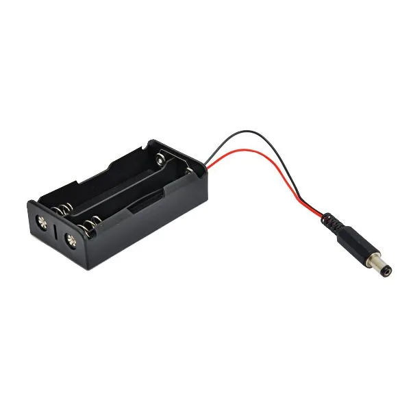 Battery holder with DC plug for 2 x 18650 cells in series - Image 3
